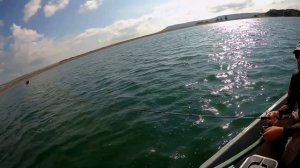 Рыбалка в Крыму. Бахчисарайское водохранилище. Бешеный клёв окуней в июне!
