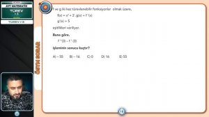 Türev 3 | AYT MATEMATİK KAMPI 89.gün | Rehber Matematik