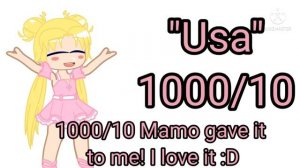 Usagi rates her nicknames||Sailor Moon||Gacha Club