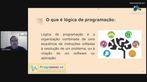 Introdução Programação- Programe-se (Meninas na Ciência e Tecnologia)