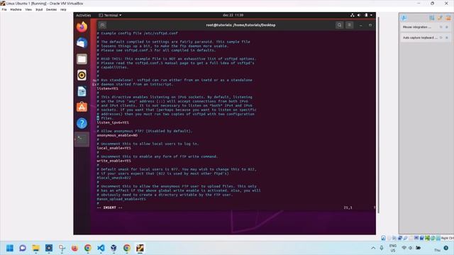 Error vsftpd service Failed with result exit code