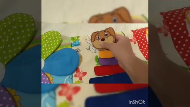 Развивающий коврик своими руками для малышей