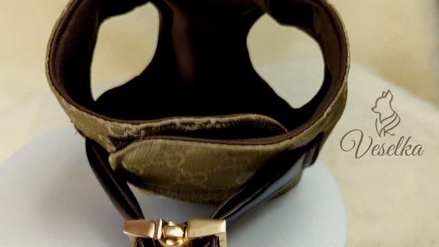 Gucci style designer dog harness by Veselka.co.uk смотреть онлайн