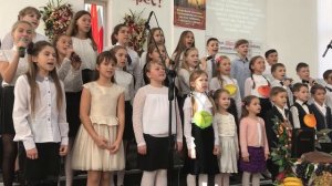 Уходит мрак. Детская христианская песня на праздник Жатвы Пасхи Рождества. Детский христианский хор