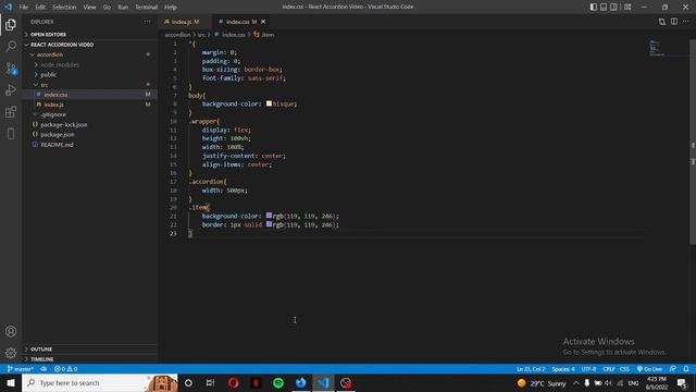 Build a FAQ Accordion with React Hooks | React Tutorials