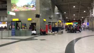 Дорога в аэропорт Алматы