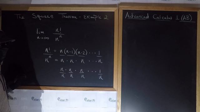 (Squeeze Thrm) Limit n goes to Infinity n!/n^n смотреть онлайн