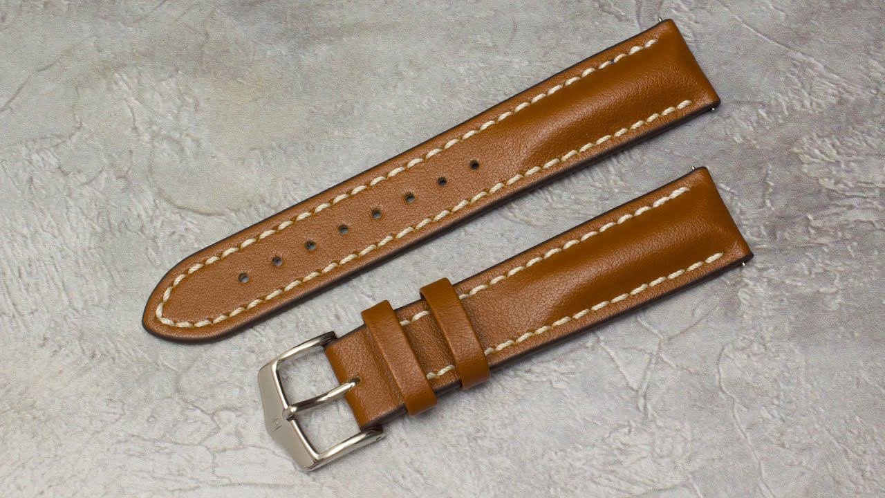 Ремешок HIRSCH Heavy Calf коньячного цвета от Ремешоп