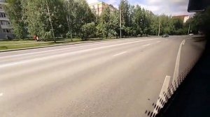 поездка на автобусе ЛиАЗ 5256.60 ( 2017 г.в ) борт 900 АВ 357 72 маршрут 4 Тобольск