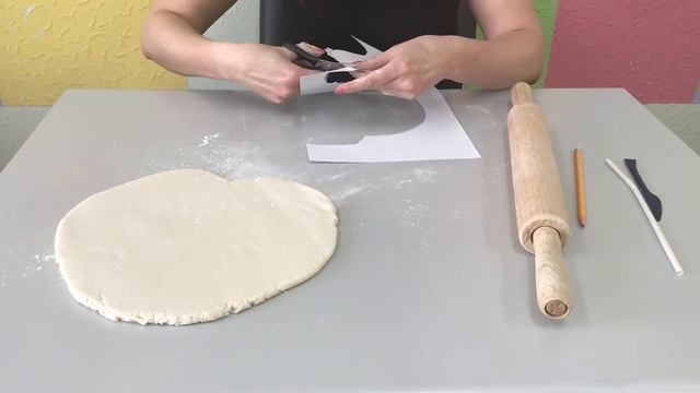 Изготовление панно из соленого теста к Пасхе (часть 1) смотреть онлайн