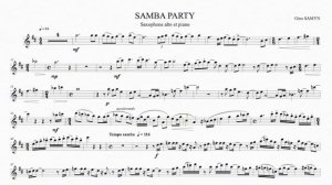 SAMBA PARTY, Gino SAMYN - Piano accompaniment