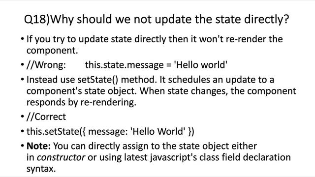 #2 React - Interview Questions with Answers [Part #2] смотреть онлайн