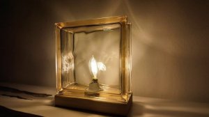 Светильник из стеклоблока 1