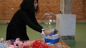 Шары Deco Bubbles (баблс) с цветами