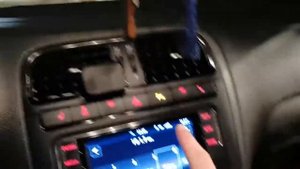 VW Polo работа передних парктроников.