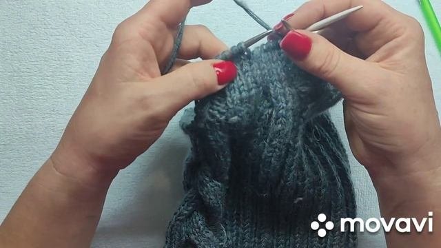 #Шапка спицами#Шапка-шлем#Зимняя шапка#МКВиктории Плантовой#2021//