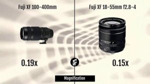 Fuji XF 100-400mm vs Fuji XF 18-55mm f2.8-4