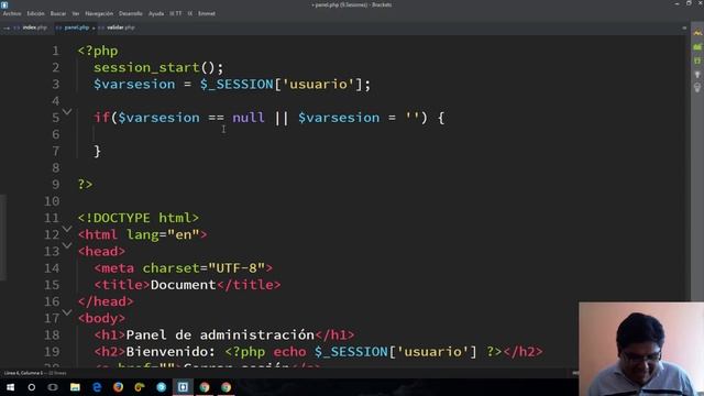 9. Sesiones en PHP($_SESSION) смотреть онлайн