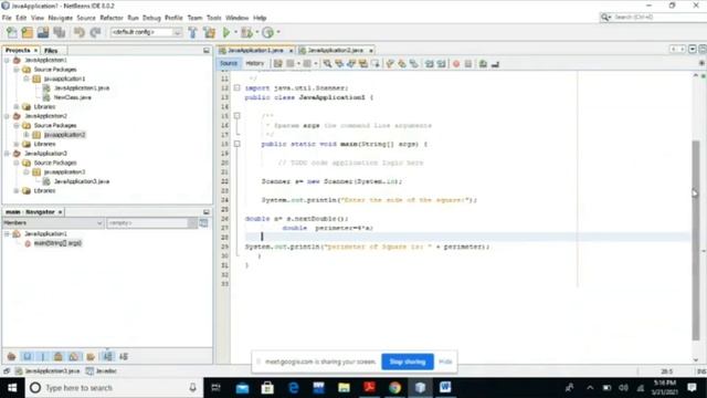 Example of user function java-perimeter of parallelogram and rectangle-18288 #bscs #javaexample