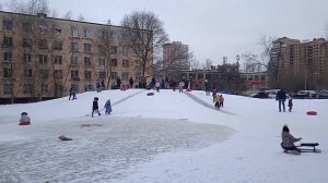 Солдатская горка на улице Костюшко | СПб 27.12.2020