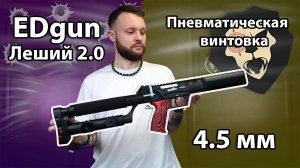 Пневматическая винтовка EDgun Леший 2.0 4.5 мм (250 мм) Видео Обзор
