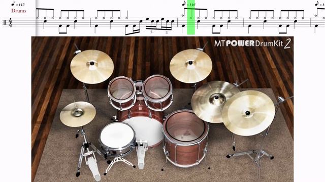 Lady Gaga - Speechless (Drum Transcription Sheet Music, Virtual Drums) смотреть онлайн