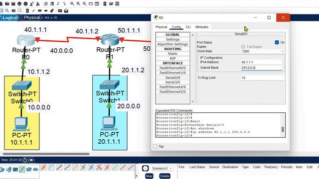 Dynamic IP Routing with 3 Routers | Simulating RIP dynamic Routing with cisco packet tracer | RIP смотреть онлайн