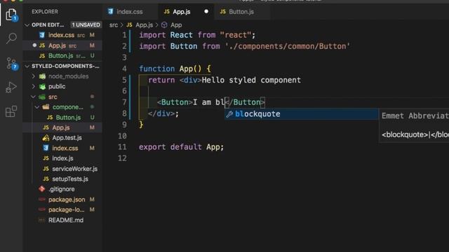 lecture 5 creating our first styled component смотреть онлайн