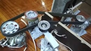 Тест, не как у всех - механизм станка для поклейки кромки.