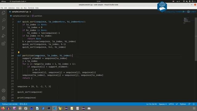 Алгоритмы. Быстрая сортировка. Разбиение Ломуто. Реализация на Python и Java.