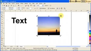 Rotating objects in CorelDraw