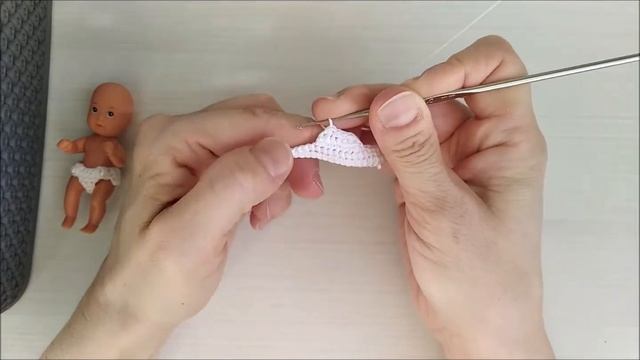 Трусики памперс для малыша Барби своими руками МК. Вяжем крючком смотреть онлайн