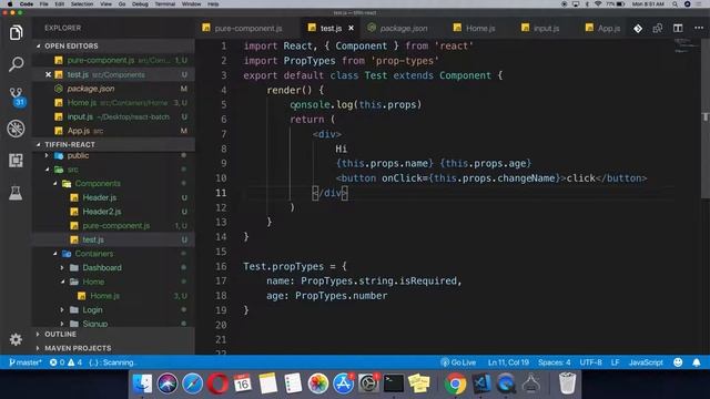 how to pass data from childComponent to ParentComponent in React