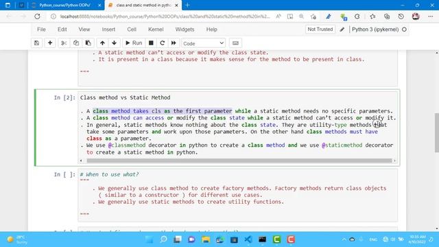 42 - Python class and static methods