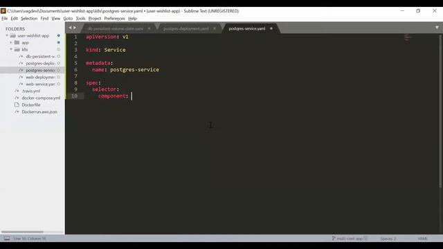 12. Defining Service for Postgres смотреть онлайн