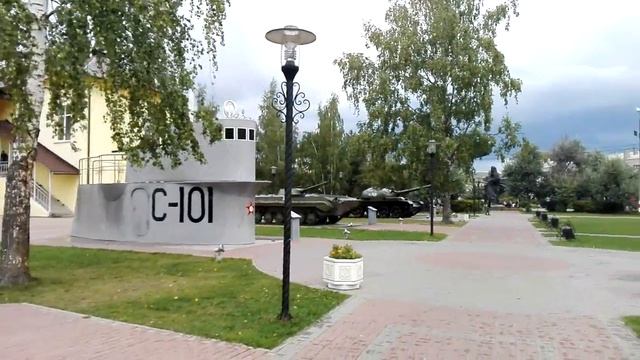 музей боевой техники под открытым небом. Нижегородская область, город Бор смотреть онлайн