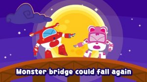 London Bridge is Falling Down | Halloween | Nursery Rhymes | SuperWings song for Children