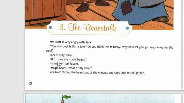 SPOTLIGHT 5 Reader/Jack and the Beanstalk ,стр.12,13,28 //Джек и Бобовое зернышко/Книга для чтения