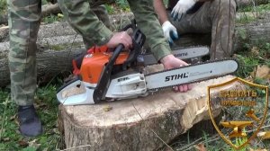 Как правильно натягивать цепь бензопилы.