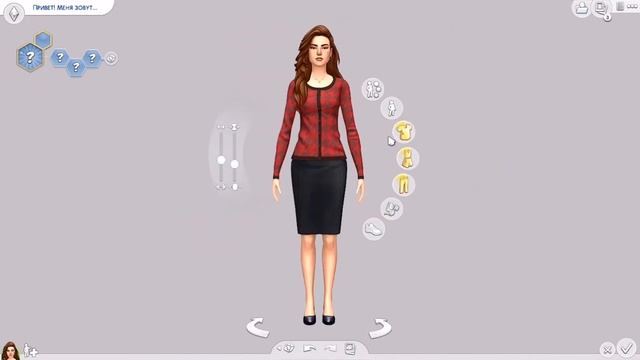Sims 4 CAS  создание персонажа  моя любимая симка  download