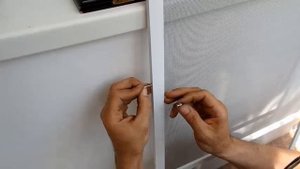 Установка сетки на плунжерные крепления