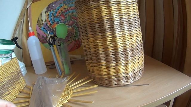 Выглянуло солнышко Рассказываю о моем плетении бумажной лозой смотреть онлайн