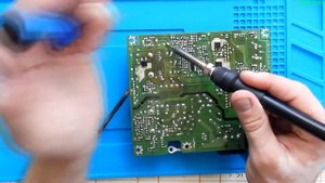 Замена конденсаторов на Benq Q9T4 - Replacement of capacitors on the Benq Q9T4