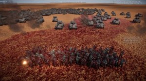 CAN 10,000 Sherman Tanks DEFEAT 100 Genetically Enhanced WW2 German Soldiers?