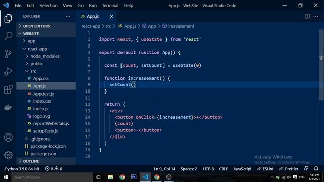 use State Hook - React JS Tutorial #1