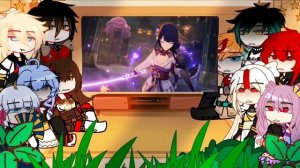 Genshin impact react to inazuma cutscenes || part 3/? ||