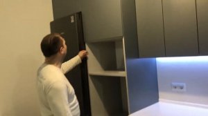 Кухня эмаль мокрый асфальт.