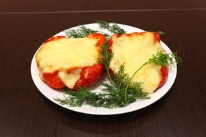 Фаршированный перец с творогом и сыром