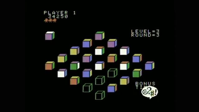 Classic Game Room - Q*BERT QUBES for ColecoVision review смотреть онлайн