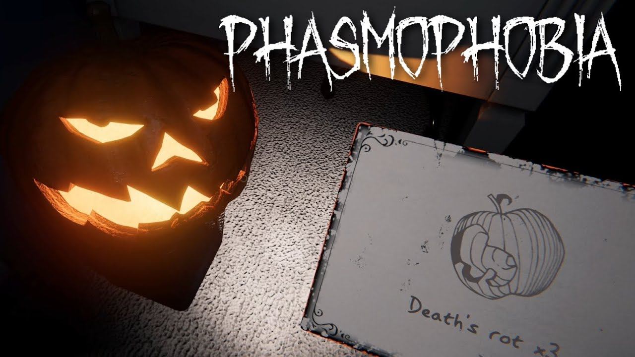 Собираем открытки на halloween. Часть 3. Фазмофобия с друзьями #87 | PHASMOPHOBIA